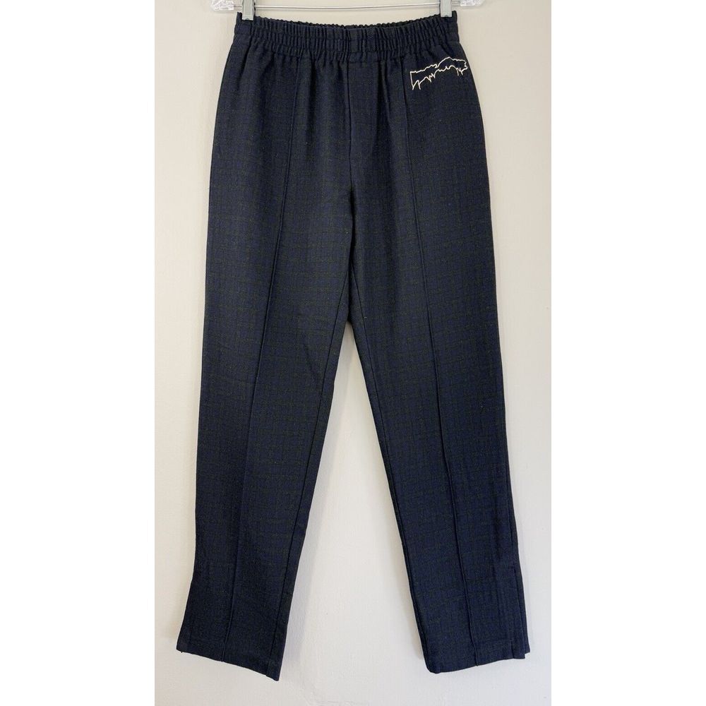Fuckingawesome FA Wool Blend Pants Woman's Small Zip Ankle‎ Midnight Plaid